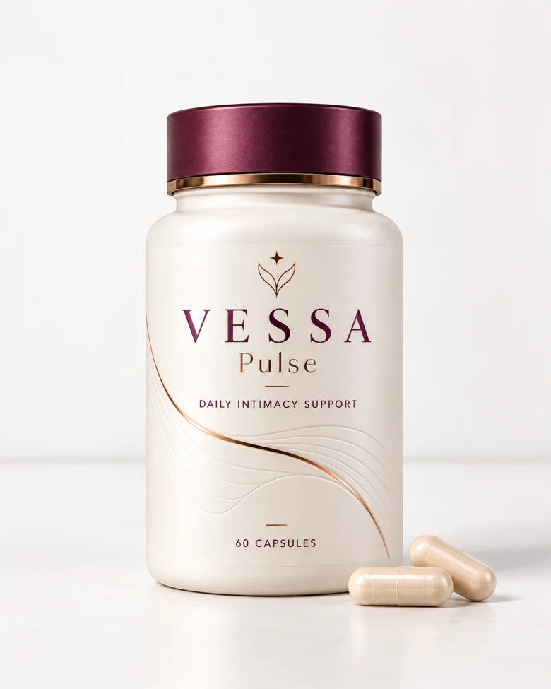 VESSA Pulse front bottle, 60 capsules.